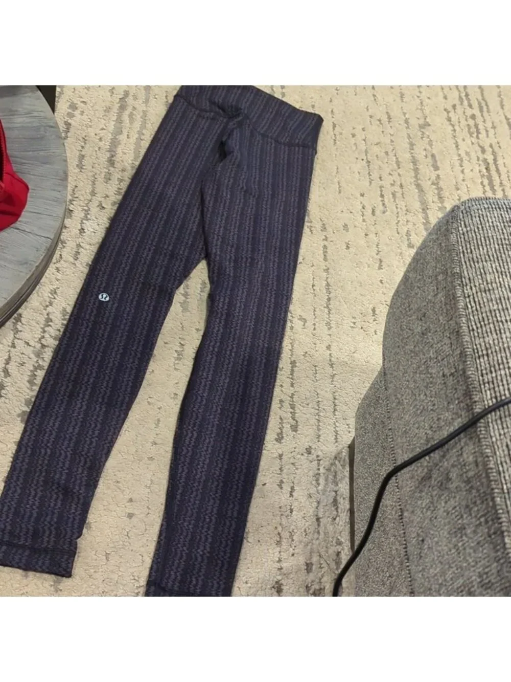 Lululemon Wunder Under Pant *High/Low Ziggy Wee September Black / Black